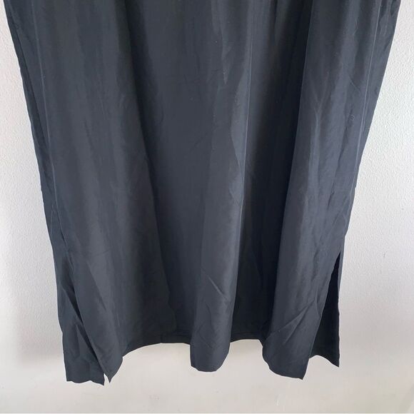 Old Navy NWOT Most Popular BLACK Waist-Defined Utility Midi Shirt Dress Size 3X - Picture 11 of 13